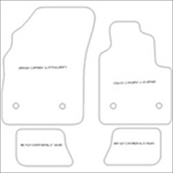 Bentley Continental GT Car Mats